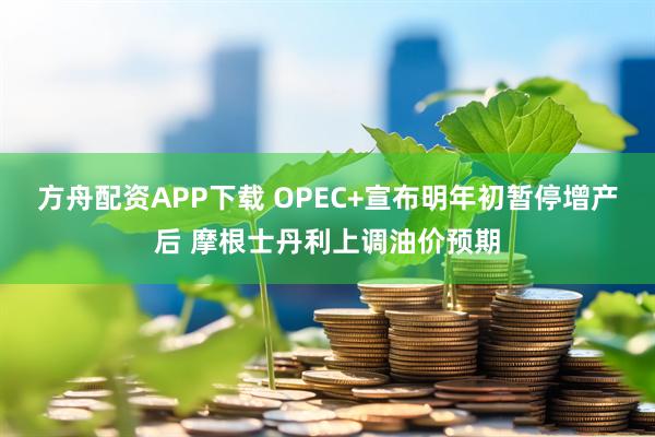 方舟配资APP下载 OPEC+宣布明年初暂停增产后 摩根士丹利上调油价预期